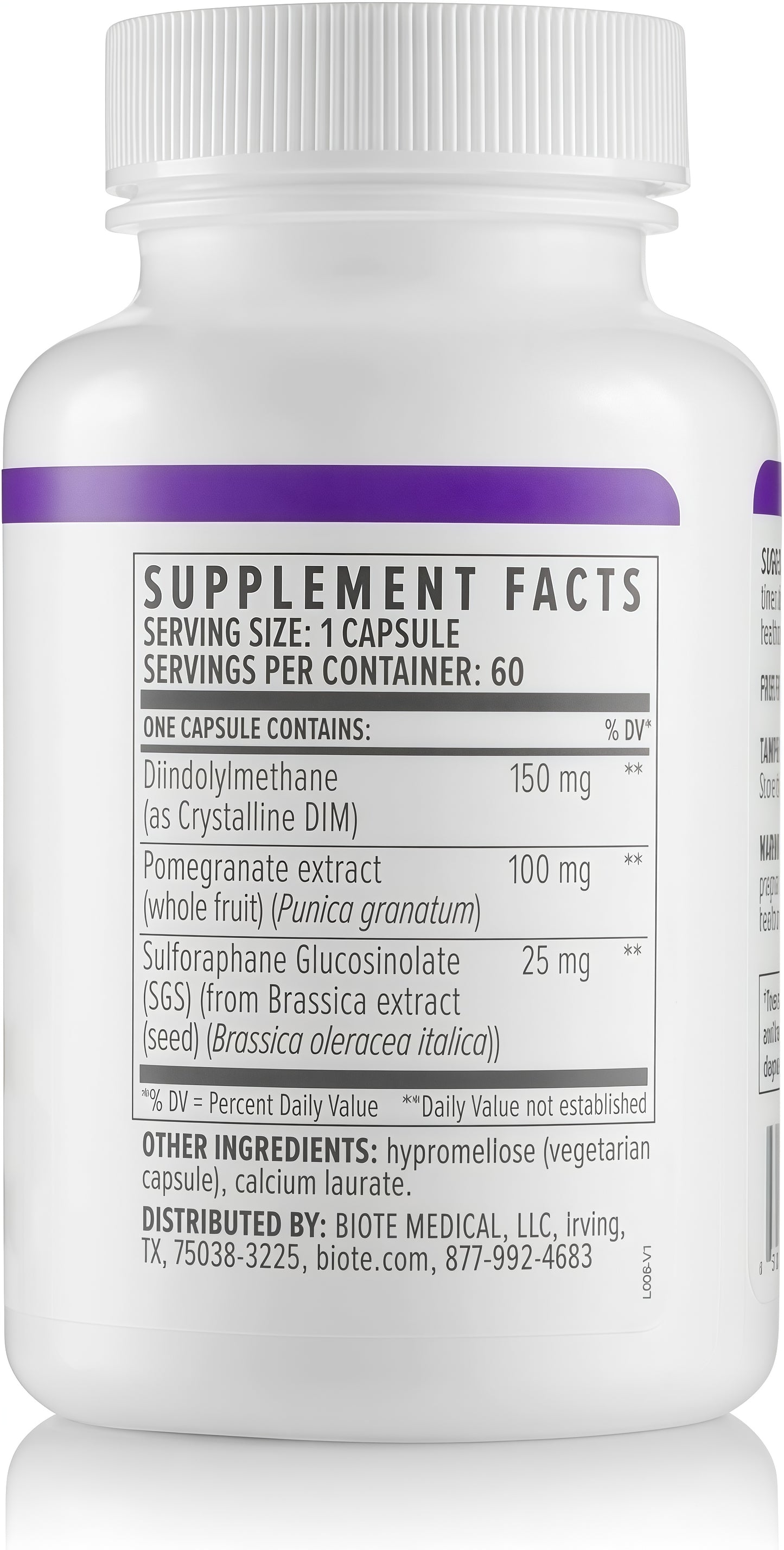 Biote Nutraceuticals - DIM SGS + - Hormone + Detox (60 Capsules) Visit the Biote Store