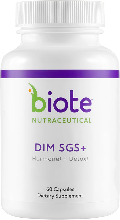 Biote Nutraceuticals - DIM SGS + - Hormone + Detox (60 Capsules) Visit the Biote Store